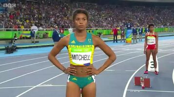 Olympic throwback - super-cute Morgan Mitchell