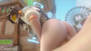 Tracer Using Your Cock