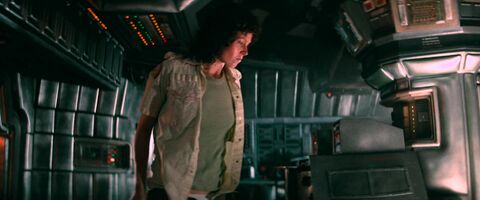 Sigourney Weaver strips to tiny space undies in Alien