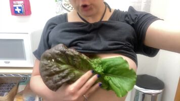 Lettuce or lunch titties? Lett-U-Ce my boobs? Idk. Help me with my dad jokes on this one