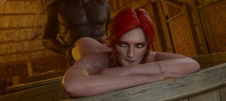 Triss getting fucked in the sauna