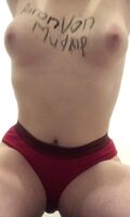 PSA: writing on your own tits is really fucking hard