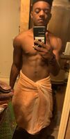 Got out the shower soft
