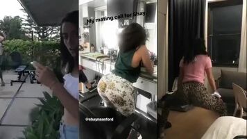 Chloe Bennet - Booty shaking collage