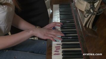 Piano teacher hits the right notes.