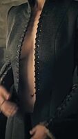 Love the submissive look in Nathalie Emmanuel's eyes as she takes those perfect tits of hers out. Like she's just so eager to please you.