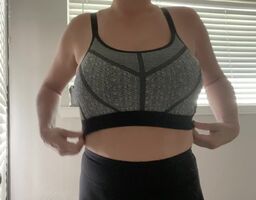 While this sports bra is miserable at supporting them, I think it might hide the size of my breasts. What do you think?