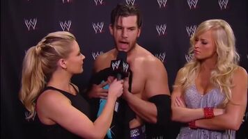 Summer Rae repeatedly being creeped out by Fandango elbowing her breast