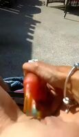 You can call her to water your garden :d insane squirt!