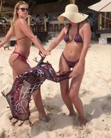 Natasha Oakley & Whitney Kaye sexy on the beach. Bonus GIF in the comment section.
