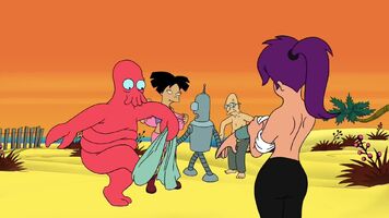 A bit unusual, but the nude beach scene in Futurama: Bender's Big Score was one of my favorite things to jerk off to.