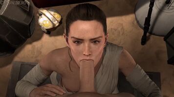 Rey Sucking - Animation by ChasingNero - With Sound by AudioCake