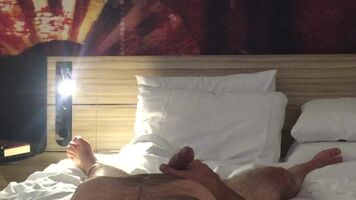 Edging finale in a Cologne hotel room. Cum with me?