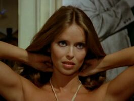 Barbara Bach 1970s nude stripping movie scene