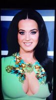 Katy Perry takes a MASSIVE LOAD OF CUM to her beautiful face for her 35th birthday!!!!