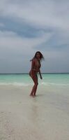 Enjoy the beach with Zahia Dehar